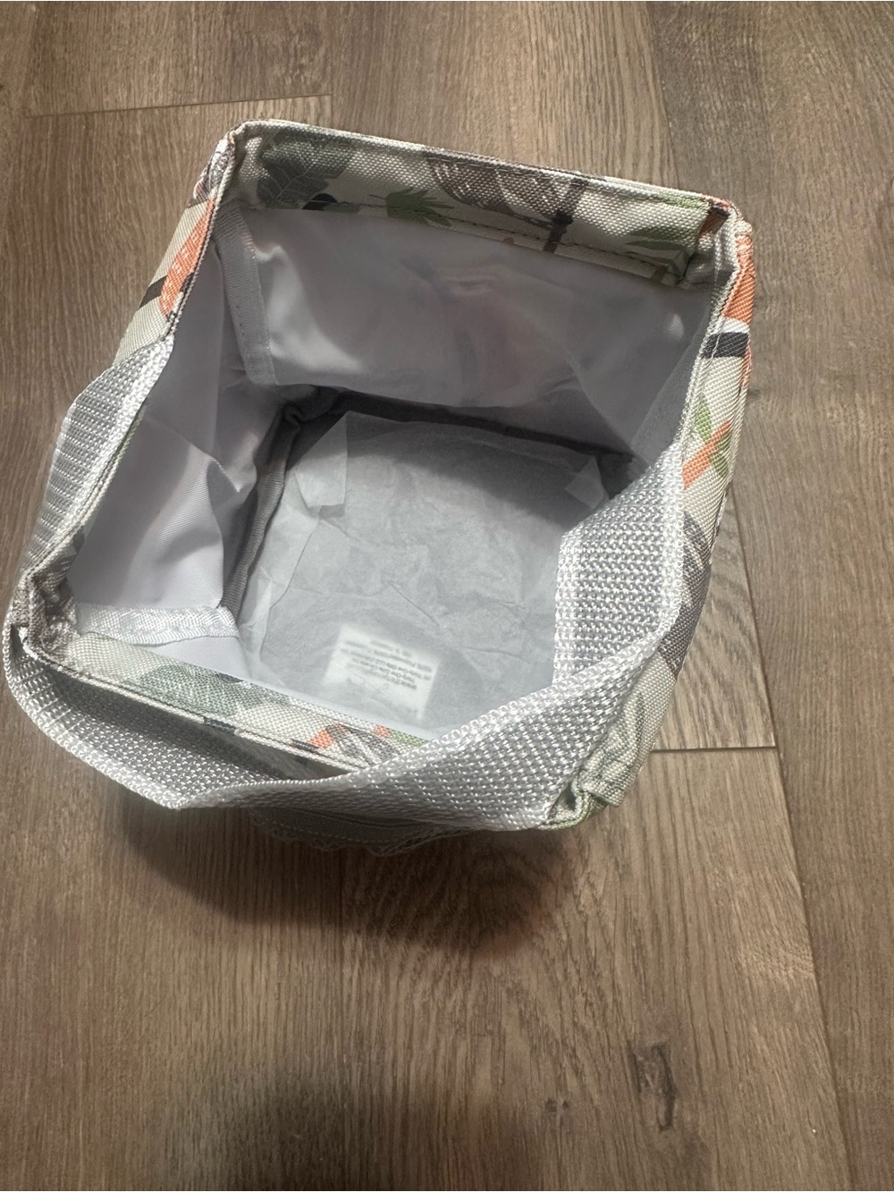 thirty-one Gray Sloth Little Carry-All Caddy with Green & Orange Accents